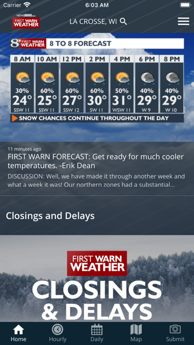 News 8000 First Warn Weather screenshot 3