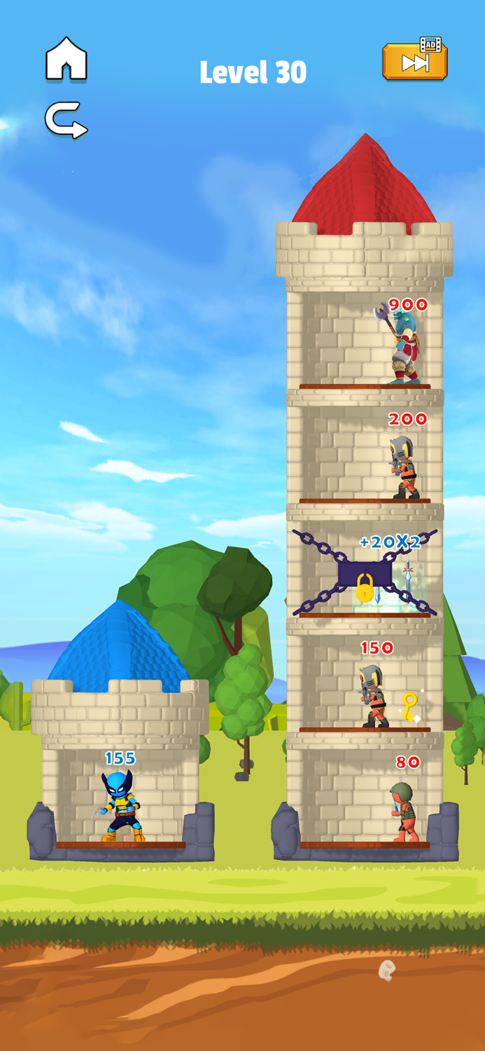 Stick Hero Mighty Tower 3D