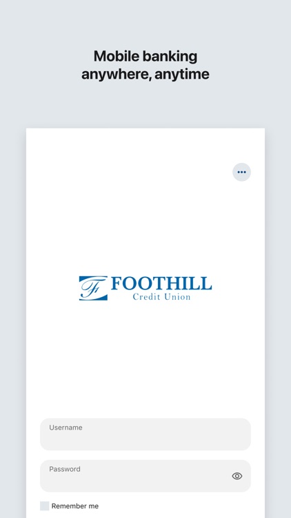 Foothill Credit Union