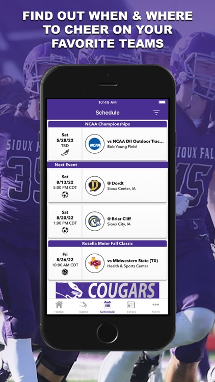 USF Cougars by University of Sioux falls