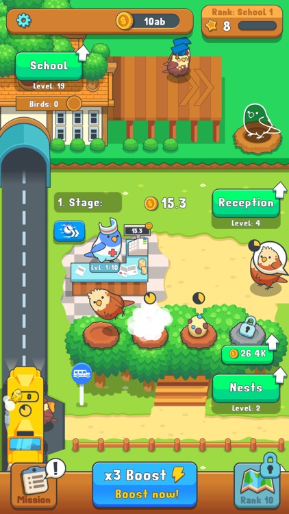 Idle Birds City Tycoon Game