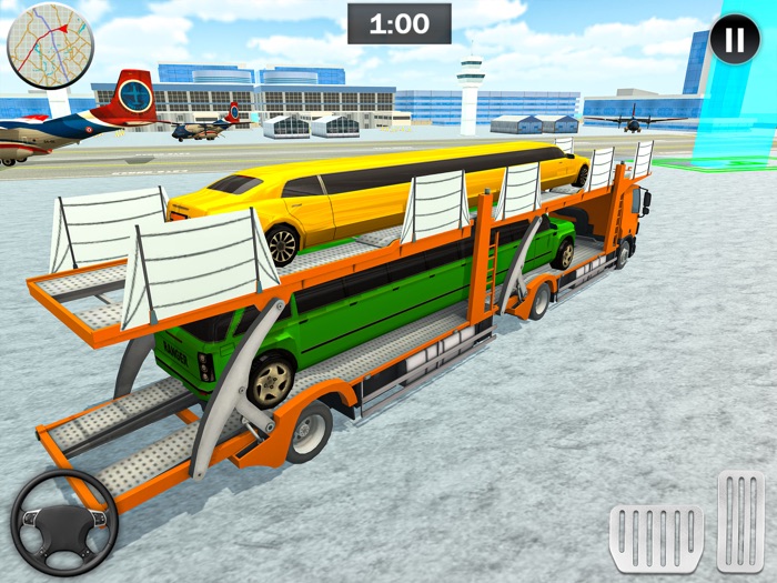 Limo Car Transport Truck Games