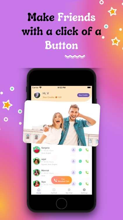 mychatClub - random voice chat