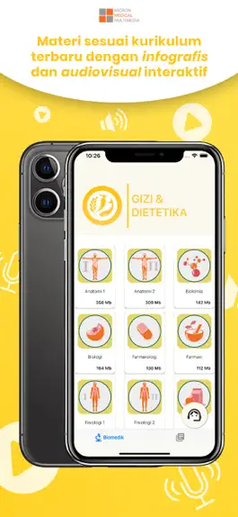 Game screenshot M3 Gizi & Dietetika apk