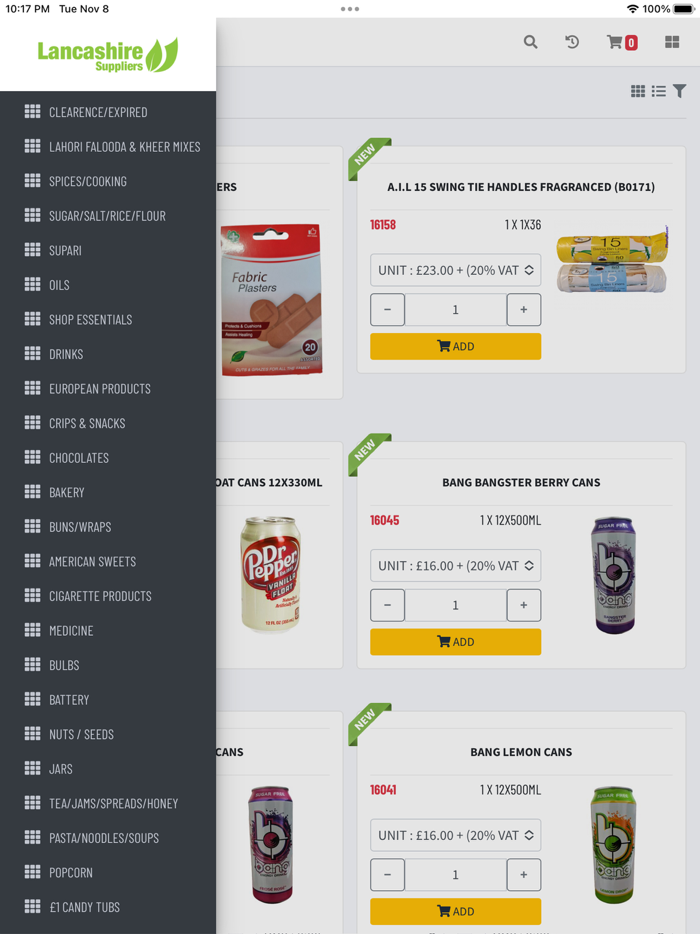 Lancashire Suppliers