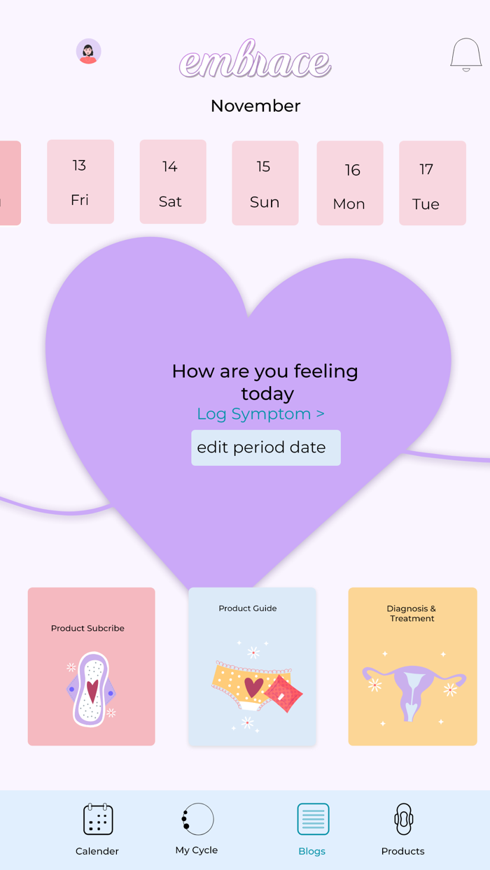 Embrace Period Tracker