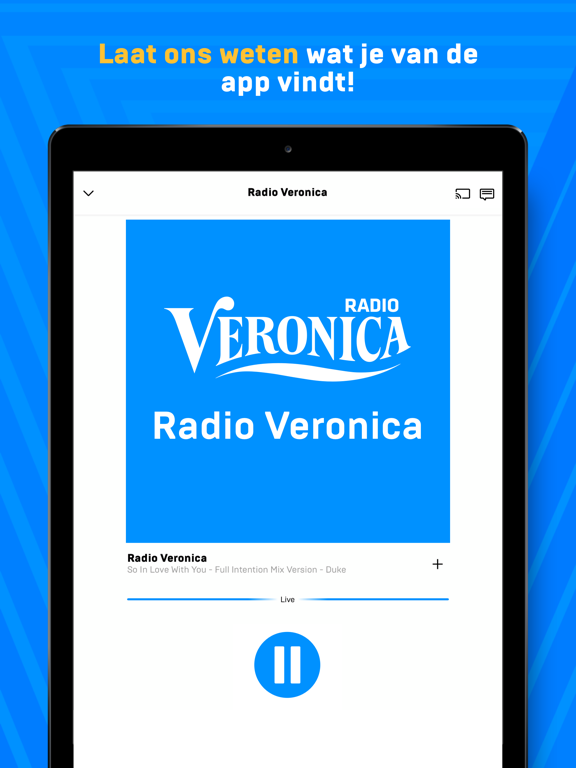 Radio Veronica WE. LOVE. MUSIC iPad app afbeelding 6