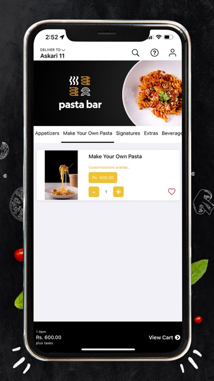 Pasta Bar