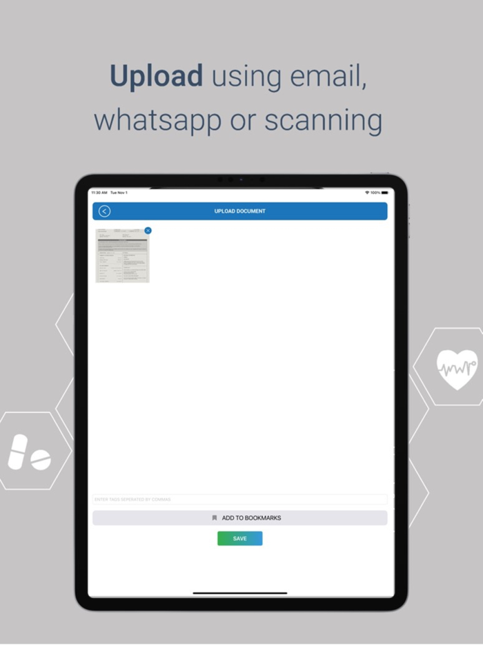 Driefcase ABHA, Health Records