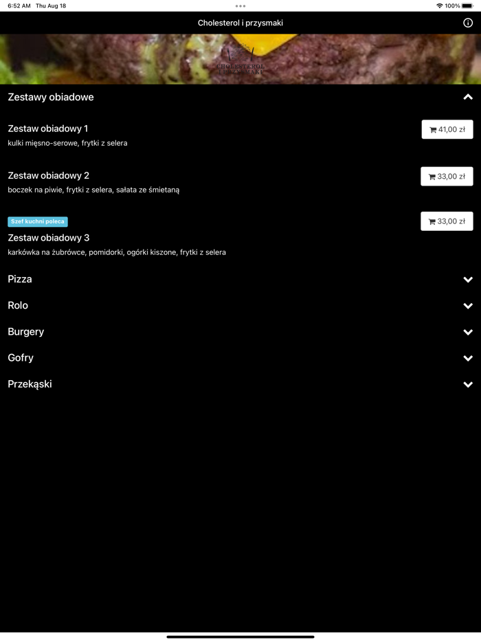 Cholesterol i przysmaki