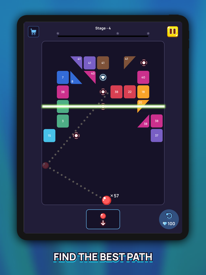 Bricks game Balls crusher