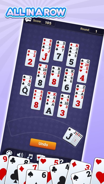 Solitaire: All in a row