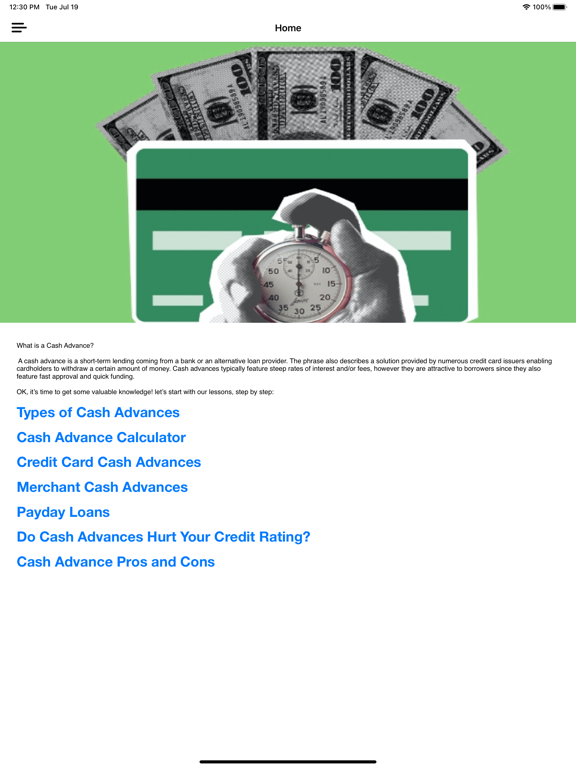 Cash Advance Loan Guide screenshot 2