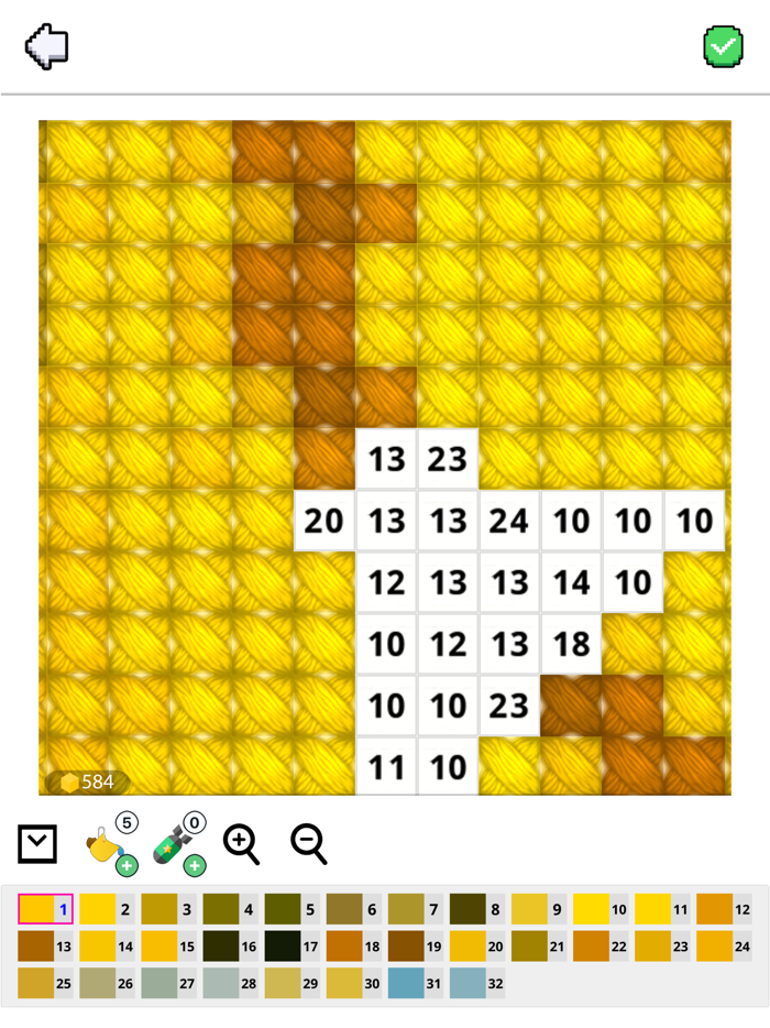 Cross Stitch Color by Number