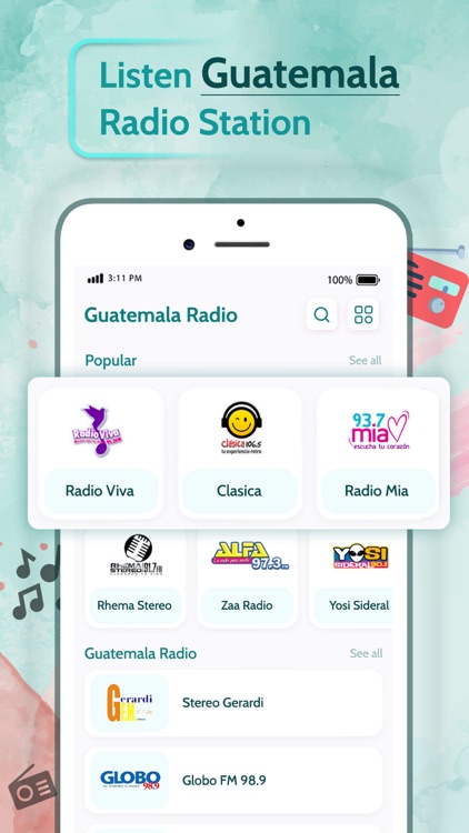 Live Guatemala Radio Stations