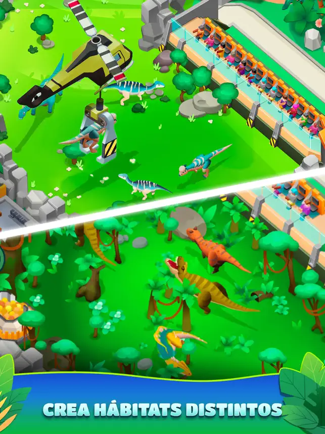 Screenshot 2 Dinosaur Park—Jurassic Tycoon iphone