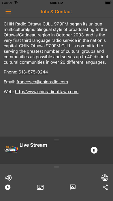 CHIN RADIO Ottawa screenshot 3