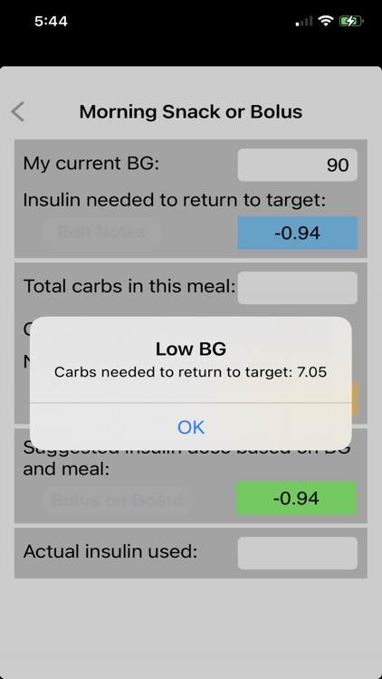 Diabetes Personal Calculator screenshot-8