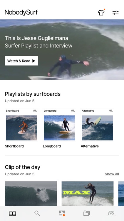 NobodySurf - Surfing Videos screenshot-0
