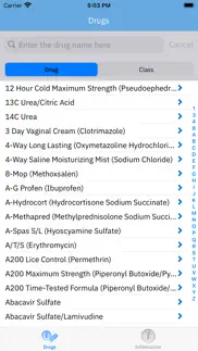 ibm micromedex drug info iphone screenshot 1