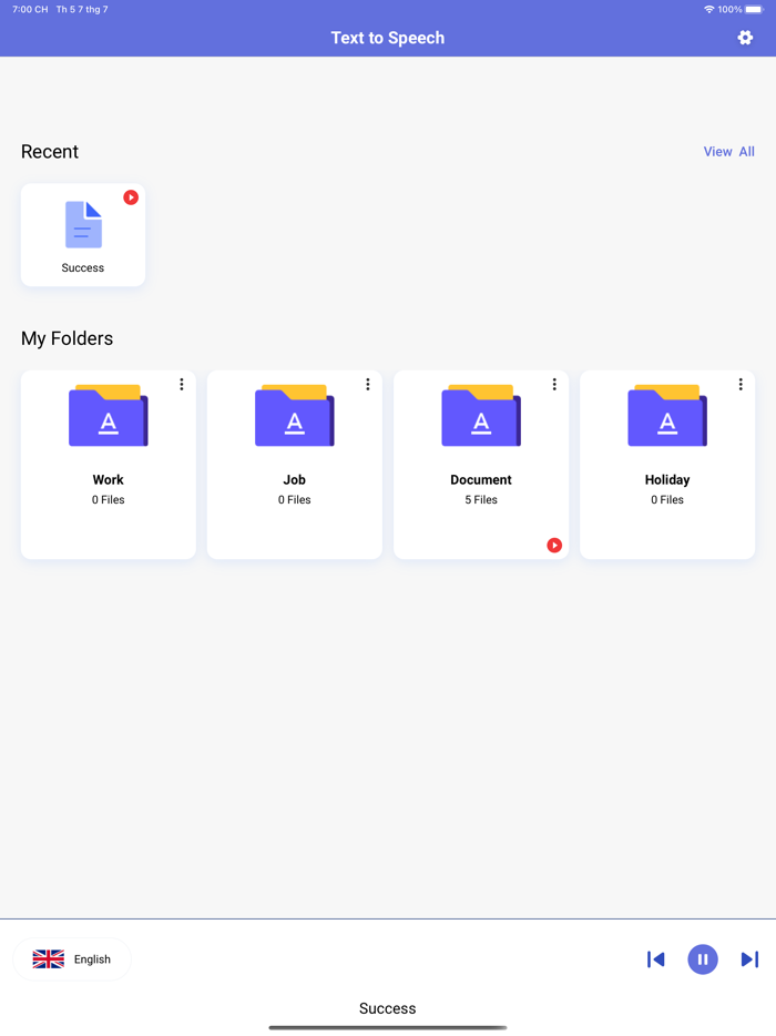 My Voice - Text To Speech TTS