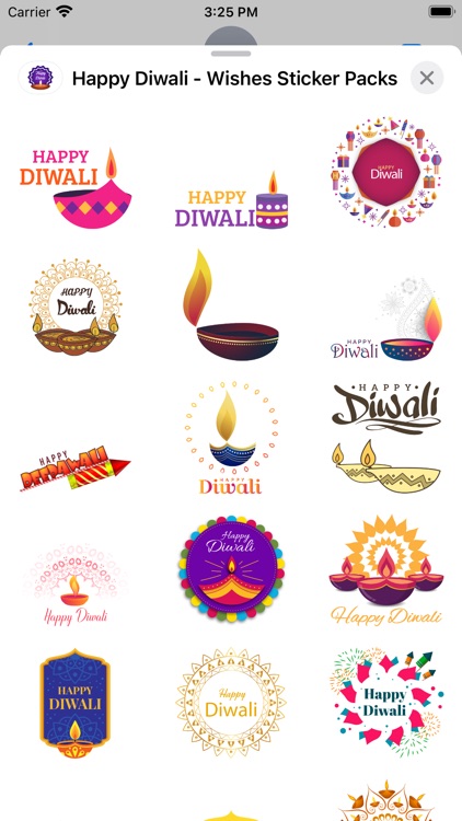 Happy Diwali - Wishes Stickers screenshot-7