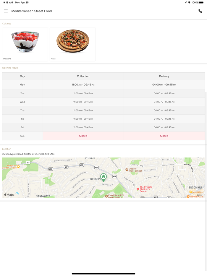 Mediterranean Street Food.