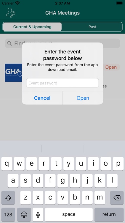 GHA Meetings App