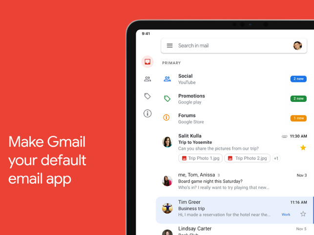 &lrm;Gmail - Email by Google Screenshot