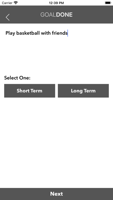 Screenshot #2 pour GoalDone