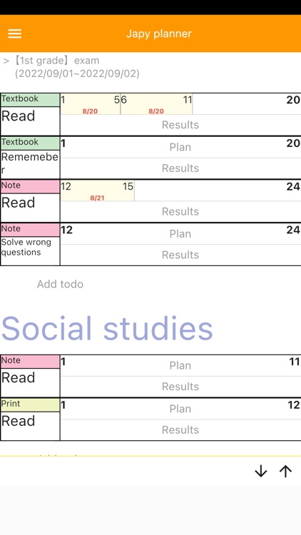 Study planner app:Japy planner screenshot-4