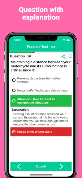 Game screenshot Iowa DMV Permit Test 2023 apk