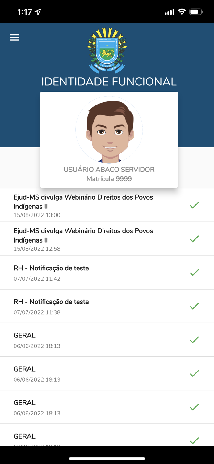 TJMS Identidade Funcional