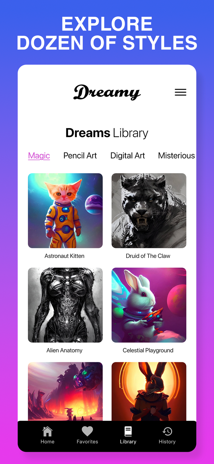 Dreamy - AI Art Generator