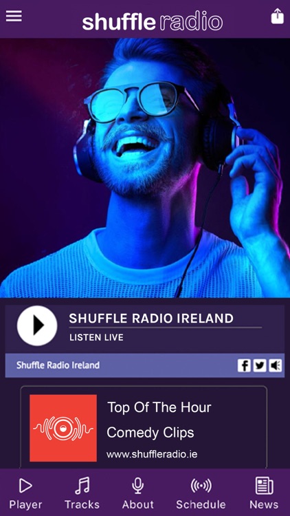 Shuffle Radio Ireland - Player