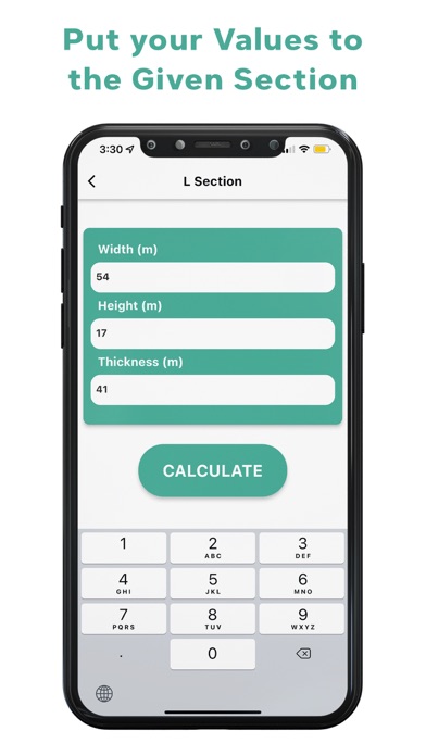 Cross Section Area Calculator screenshot 3