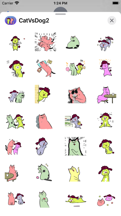 Cat Vs Dog 2 Stickers Pack Screenshot