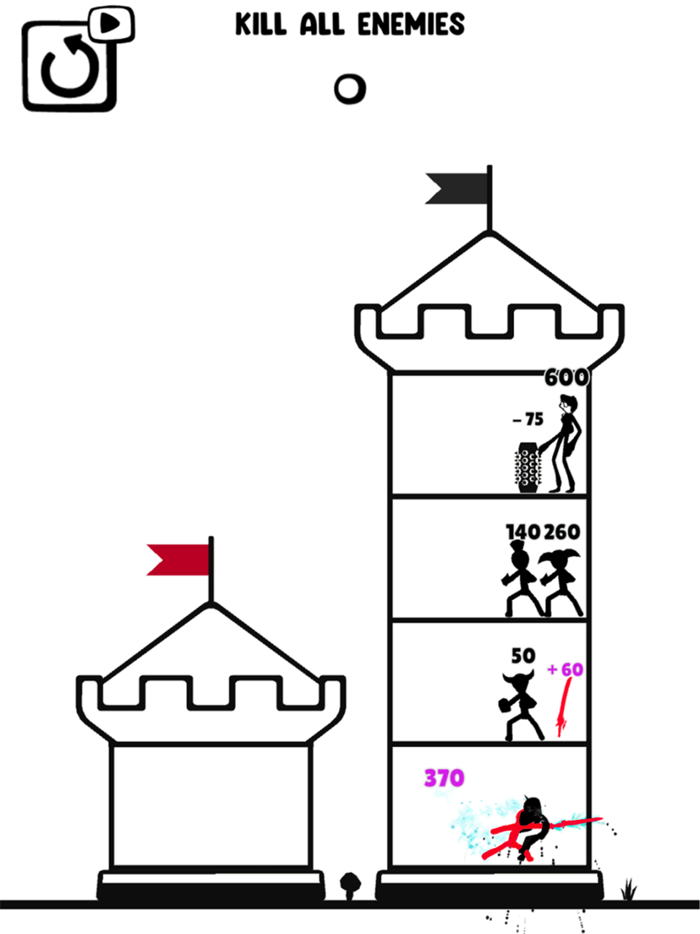 Stickman Tower - Beasts Fight