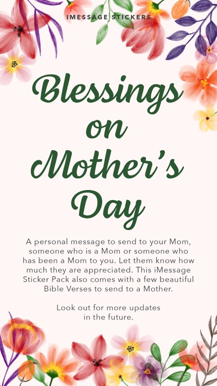 Blessings On Mother's Day