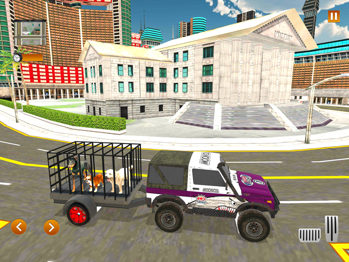 Pet Dog ATV Transporter Sim