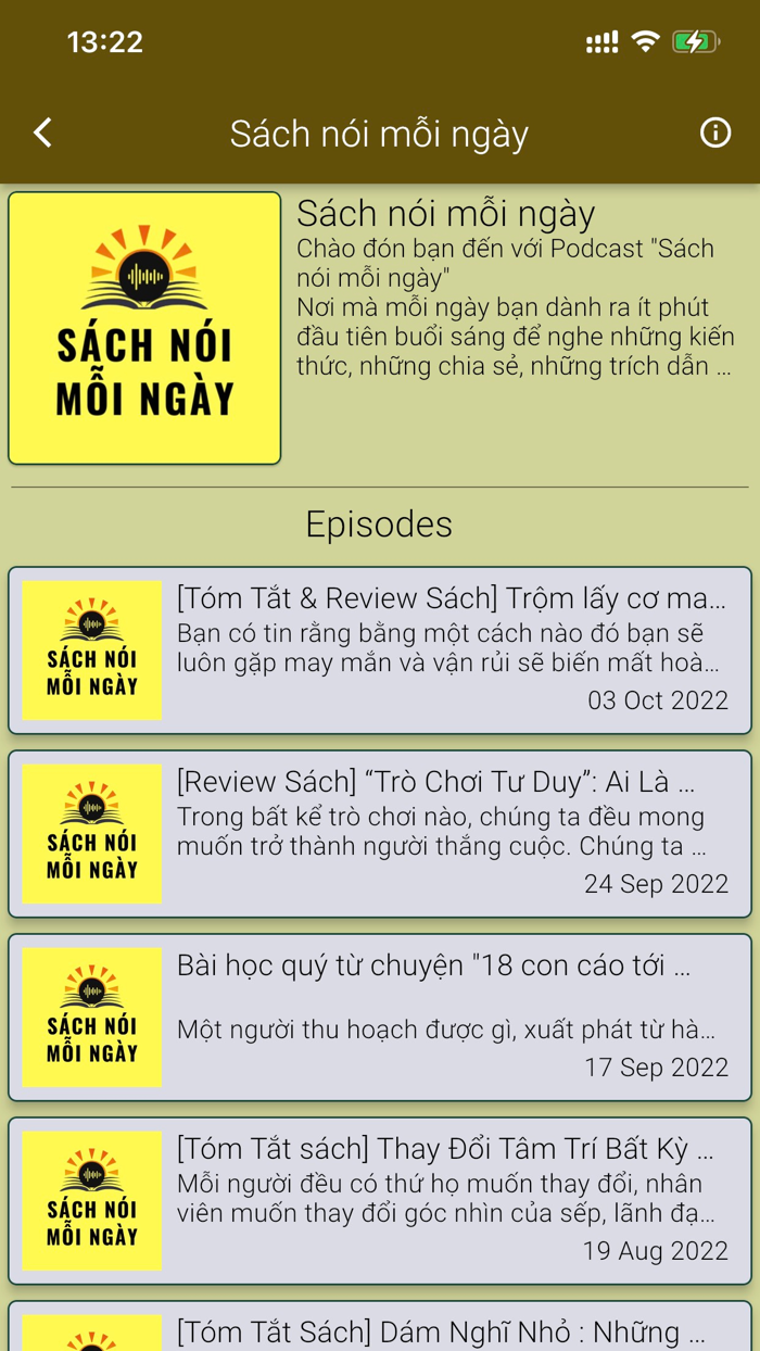 Nghe Sách Nói Mỗi Ngày