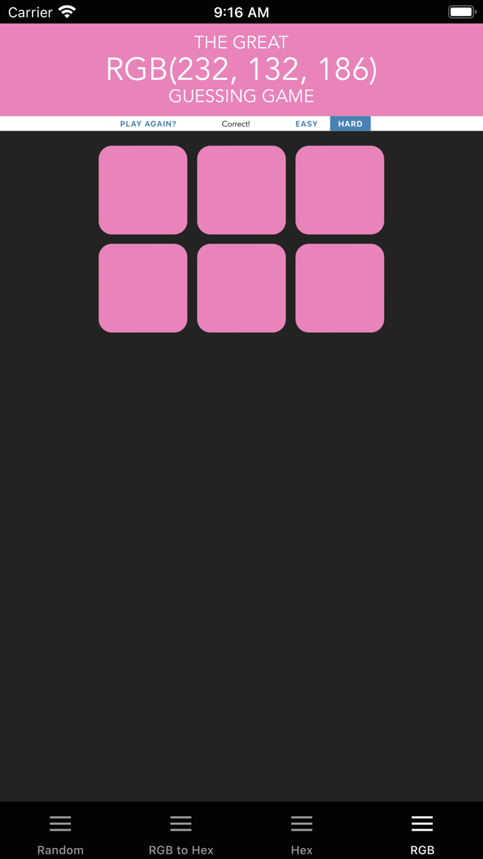 RGB to Hex converter generator