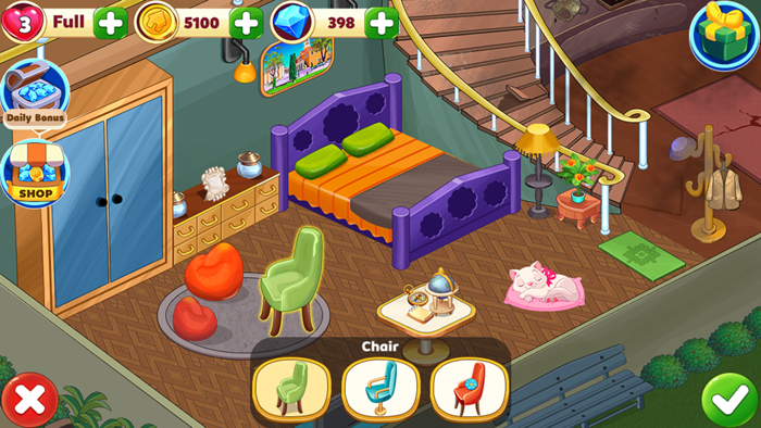 Dream Home Cleaning Game Match