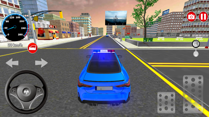 Police M4 Sport Car Driving