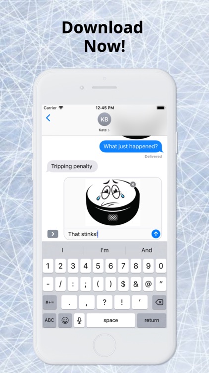 Ice Hockey Puck Emojis screenshot-4