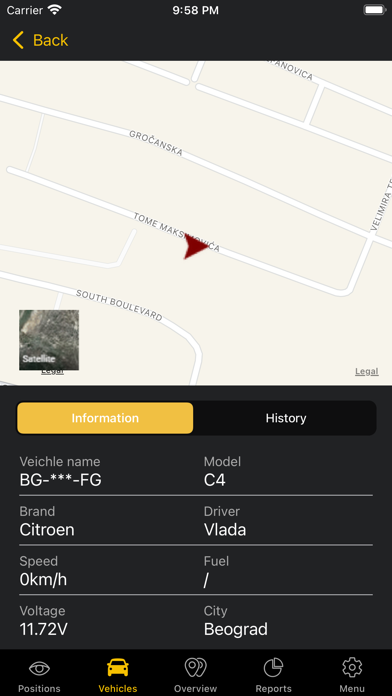 Autotrack Devellop Screenshot