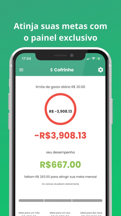 Controle de gastos e Economias