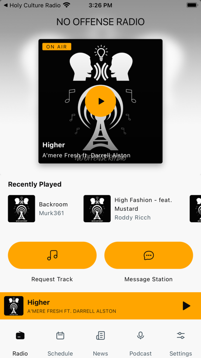 Screenshot #1 pour NO OFFENSE RADIO