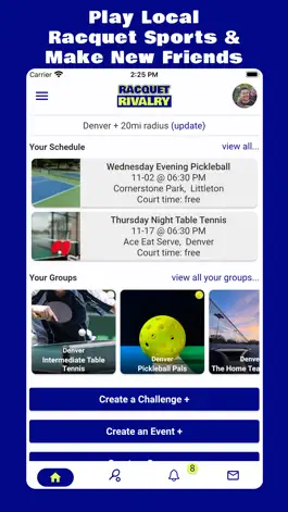 Game screenshot Racquet Rivalry: Tennis & More mod apk