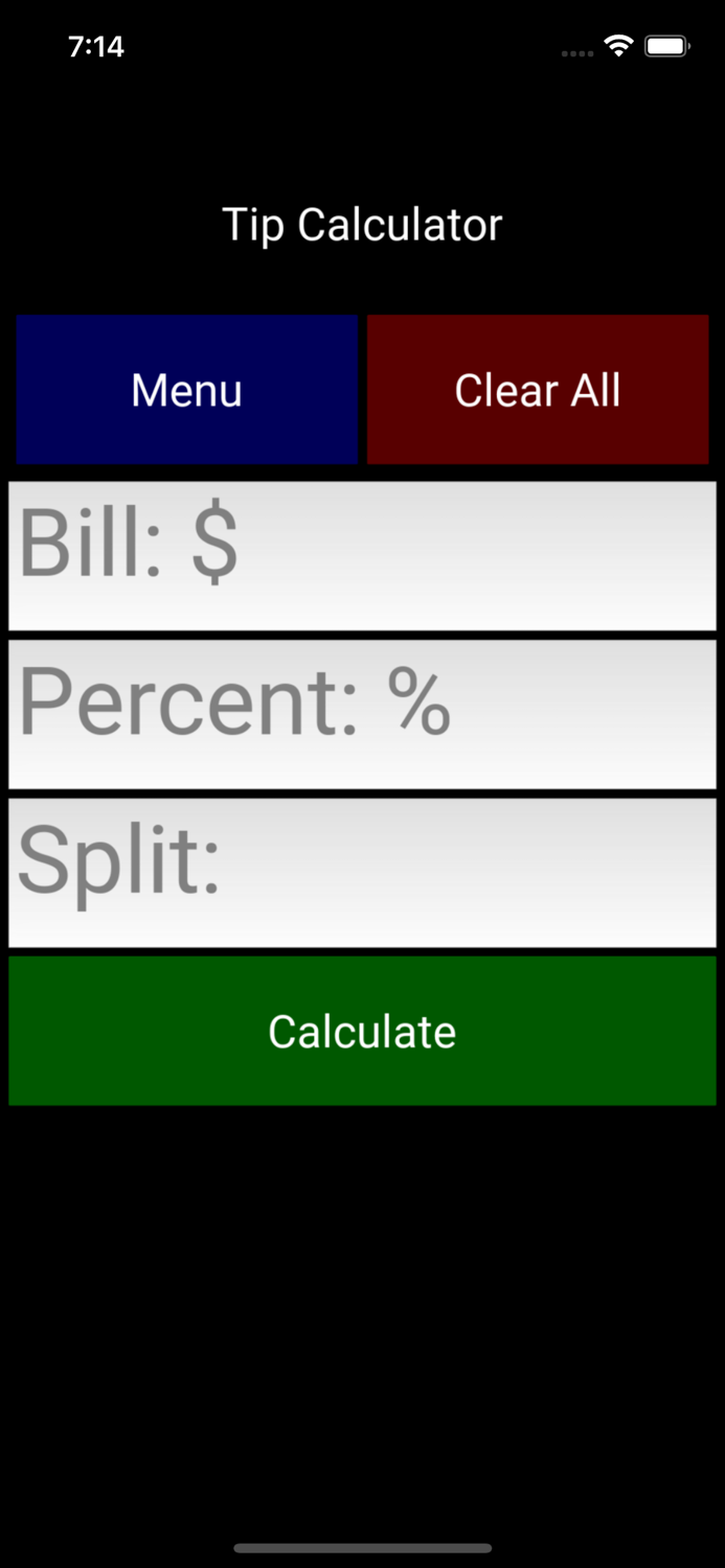Tip Calculator - KSquared
